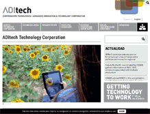 Tablet Screenshot of aditechcorp.com